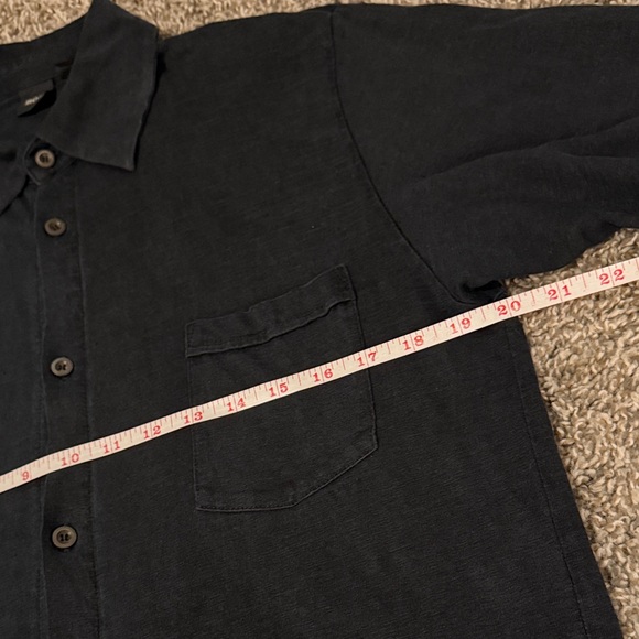 Hugo Boss Midnight Black Casual Short Sleeve Button Up Shirt - Picture 3 of 5